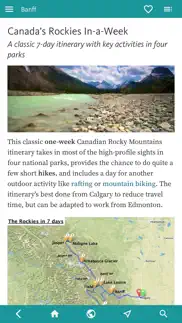 banff & canada's rockies guide iphone screenshot 3