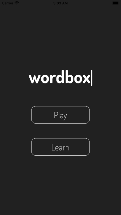 wordbox vocabulary game Screenshot