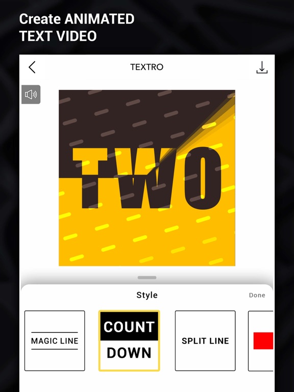 Screenshot #4 pour Textro -Vidéos texte animées