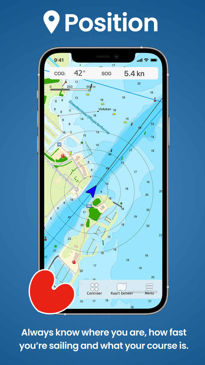 Vaarkaart Friese Meren