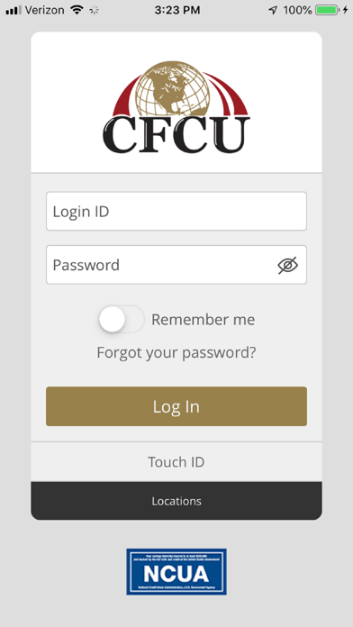 Cannon FCU Mobile Banking App Screenshot