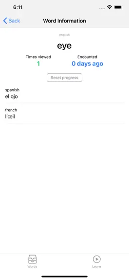 Game screenshot Polylang study word flashcards hack
