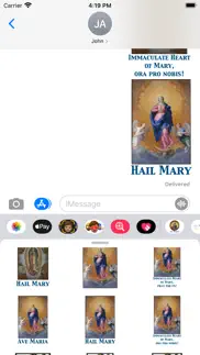 ave maria stickers iphone screenshot 2