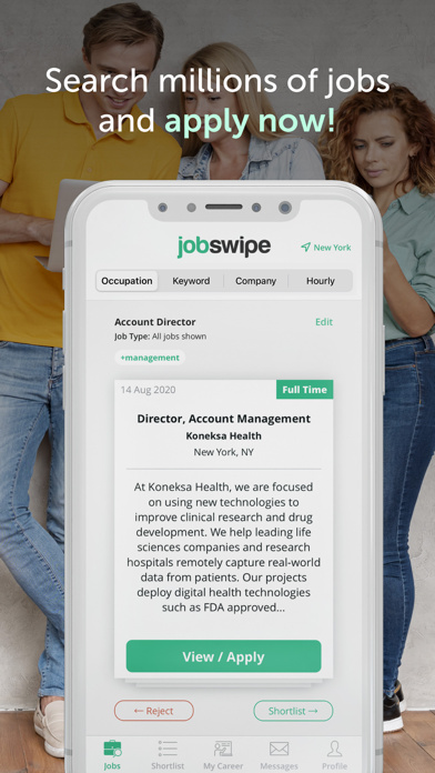 How to cancel & delete JobSwipe - Find a Job Today from iphone & ipad 1