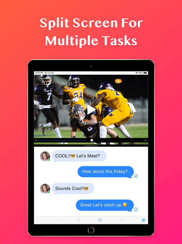 Split Screen Dual Window View