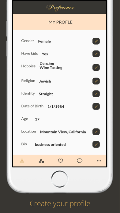 Preference Dating Screenshot