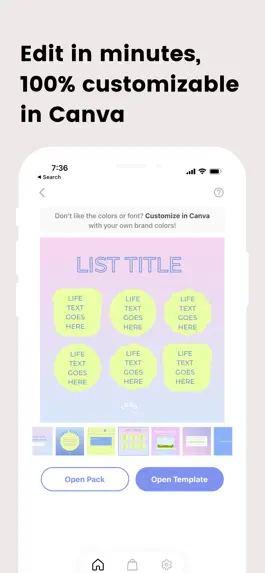 Game screenshot Kwote Templates for Canva hack