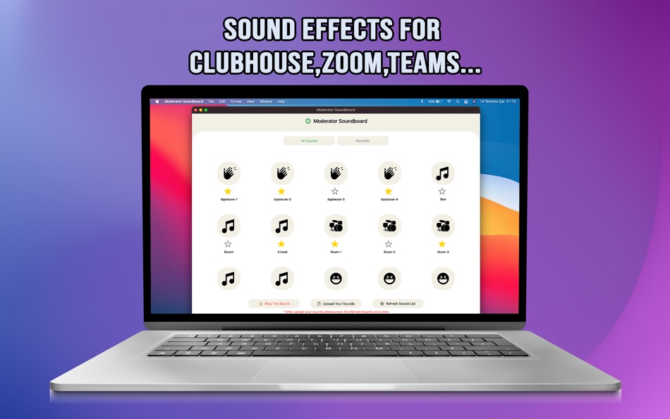 #1. Moderator Soundboard (macOS) 由: Onder Gulsevdi