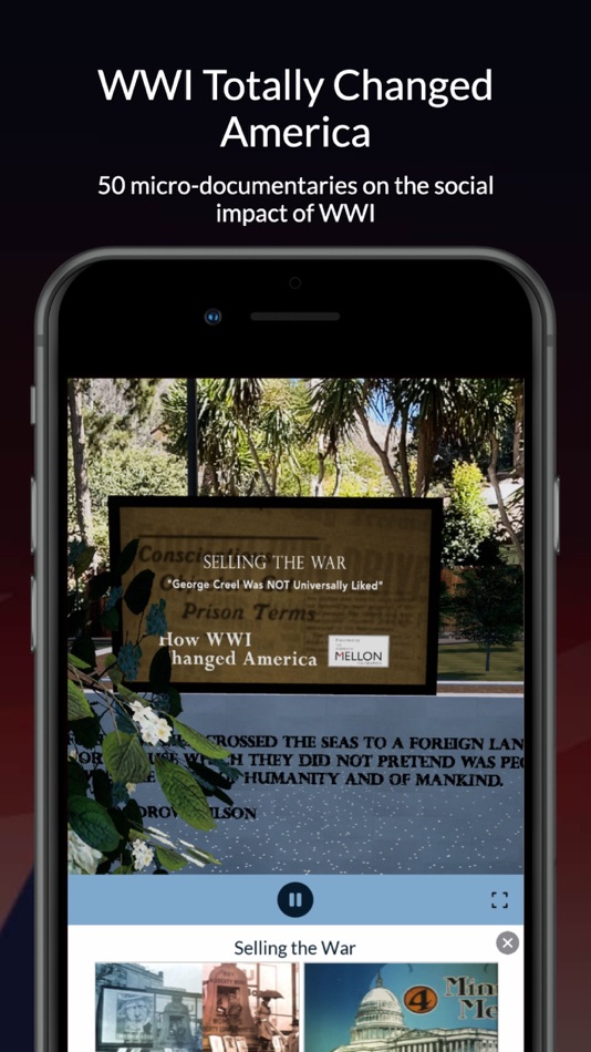 #8. WWI Memorial Virtual Explorer (iOS) Bởi: U.S. Foundation for the Commemoration of the World Wars