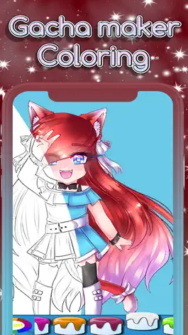 Game screenshot Gacha Life Coloring Maker apk