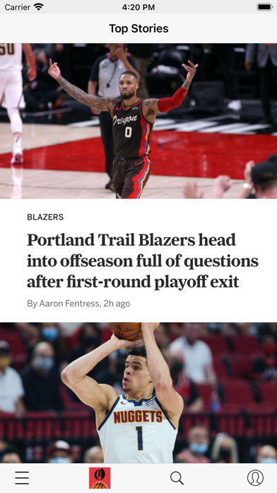 Portland Trail Blazers News Screenshot