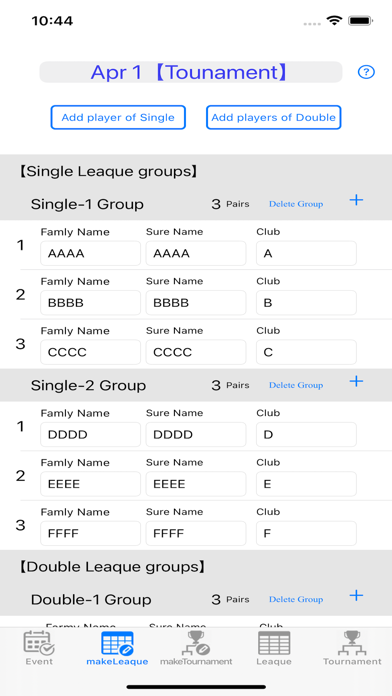 Tool for Create Tennis Game Screenshot