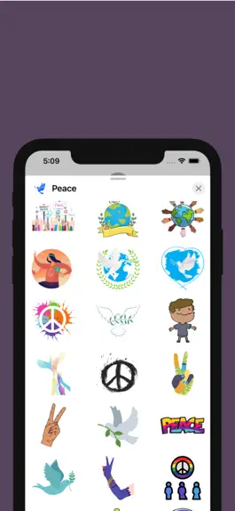 Game screenshot Peace Stickers hack