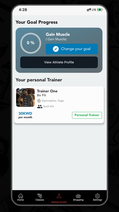 1Point6Gym Screenshot