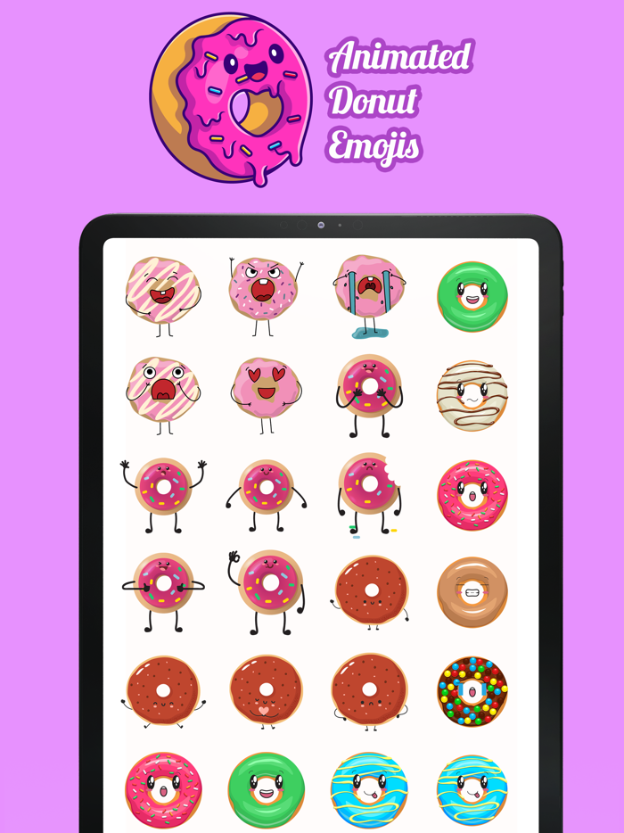Animated Donut Emojis