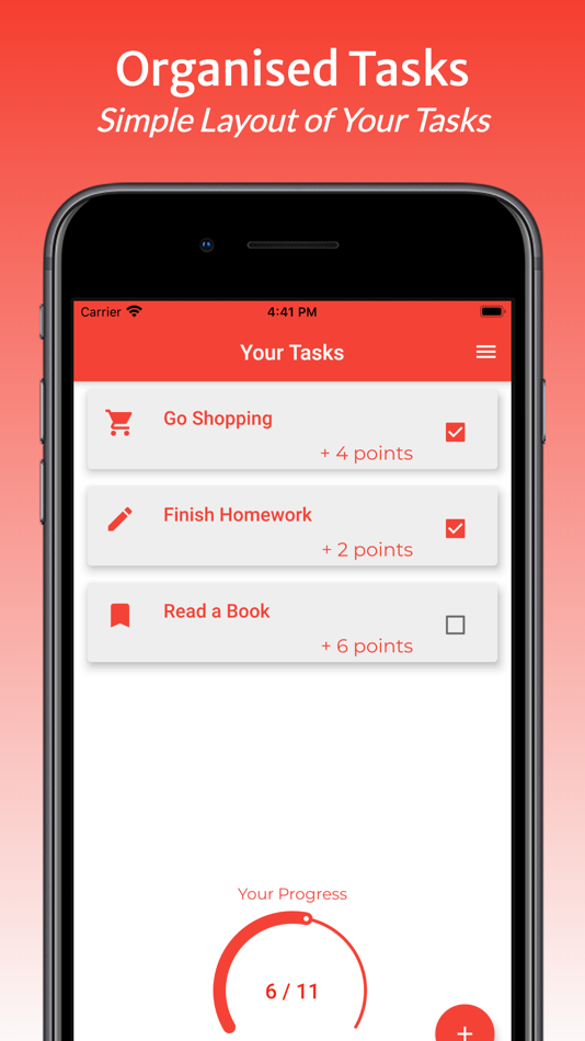 #2. Pointful Tasks (iOS) Podle: DEEPA CINGAREDDIGARI