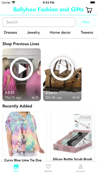 Ballyhoo Fashion and Gifts Screenshot