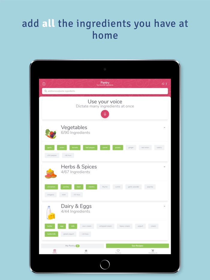 SuperCook Recipe By Ingredient