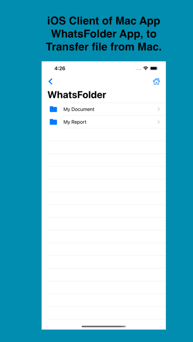 WhatsFolder Screenshot