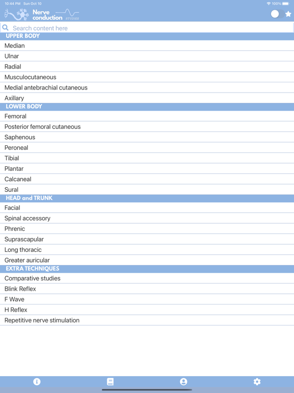 Screenshot #6 pour Nerve Conduction Studies