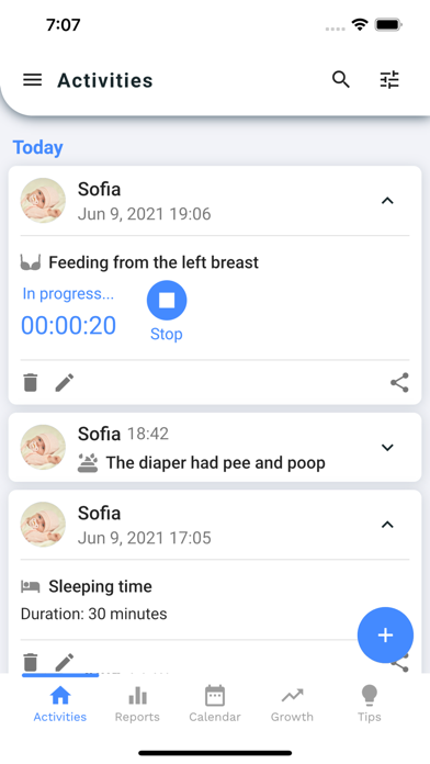 Baby Tracker - Feeding, Sleep Screenshot