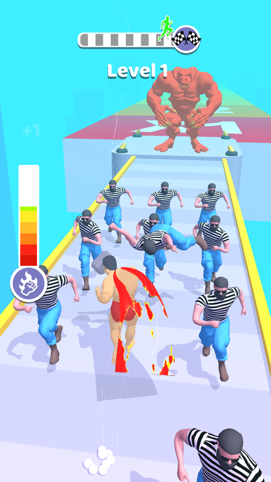 #2. Hero Run: Fun Muscle Game (iOS) Podle: Moaaz Afzal