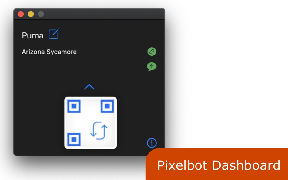#2. Pixelbot Dashboard (macOS) Podle: Andrea Lissak