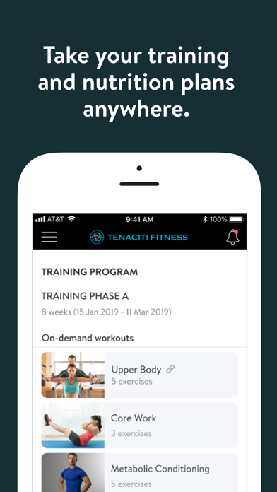 Tenaciti Fitness Screenshot