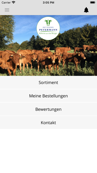 Metzgerei Petermann Screenshot