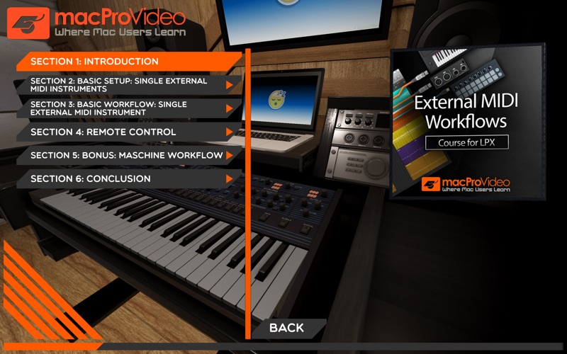 Screenshot #2 pour External MIDI Basics Course