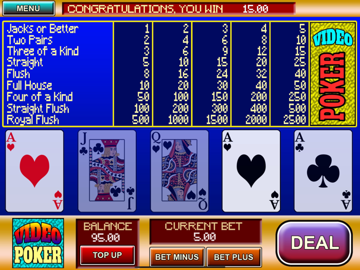 Video Poker Go