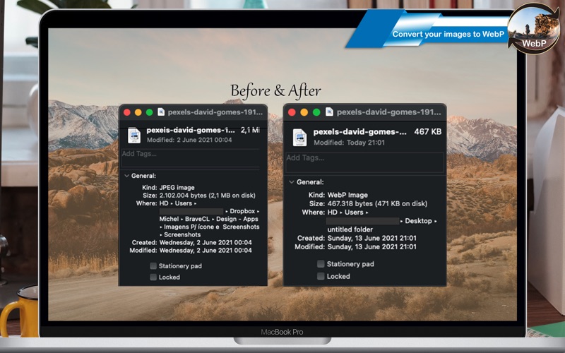 Screenshot #3 pour WebP Batch Image Converter