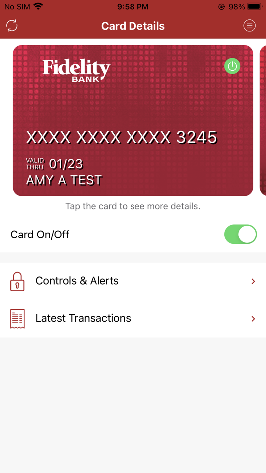 #1. My Fidelity Card (iOS) De: FidelityBank