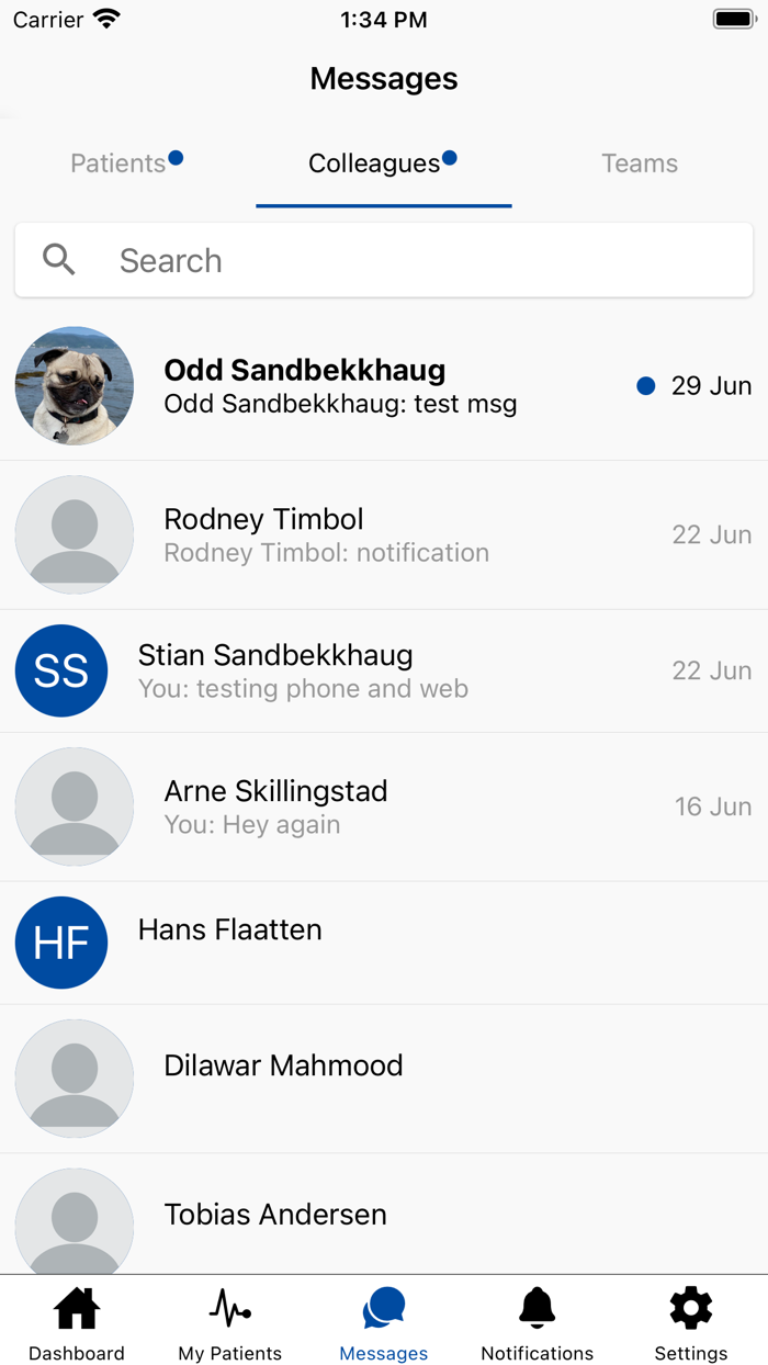 Sentio for Providers