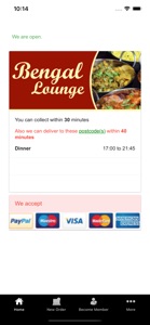 Bengal Lounge - Stevenage screenshot #2 for iPhone