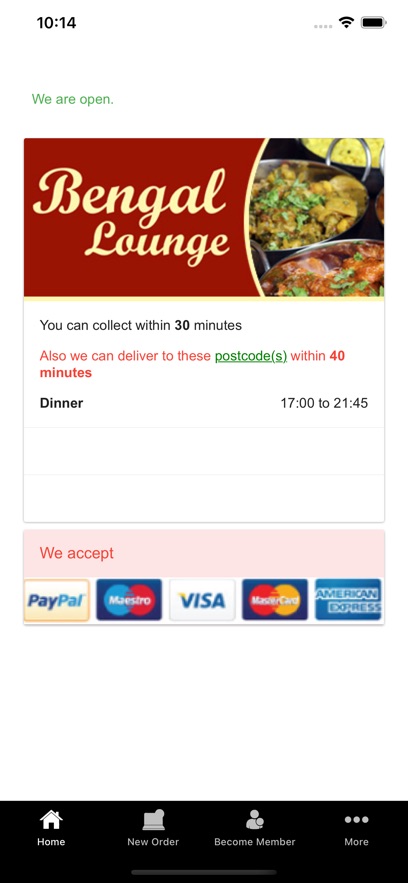 Bengal Lounge - Stevenage 
                        2024年11月23日17点已下架