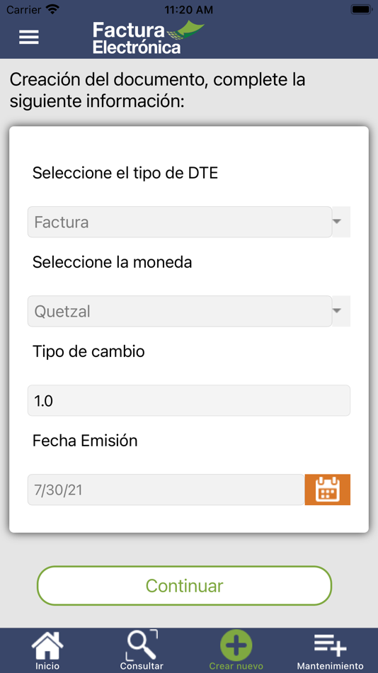 #4. GTI Factura Electrónica GT (iOS) Bởi: Gestión en Tecnología e Información