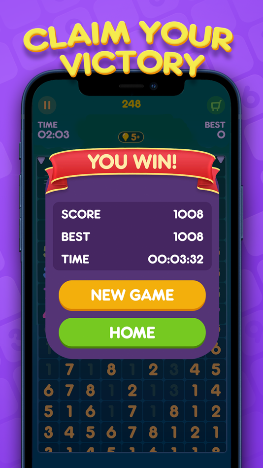 #6. Ten Pair - A Number Match Game (iOS) 由: Kiwi Fun HK Limited