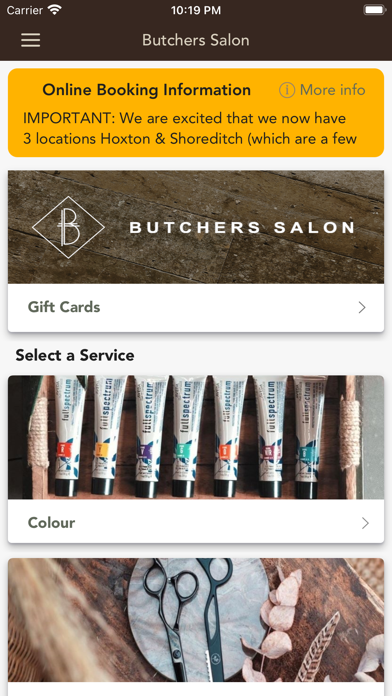 Butchers Salons Screenshot