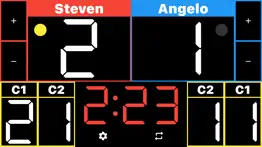simple karate scoreboard iphone screenshot 2