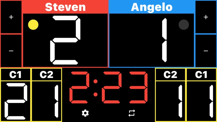 Simple Karate Scoreboard