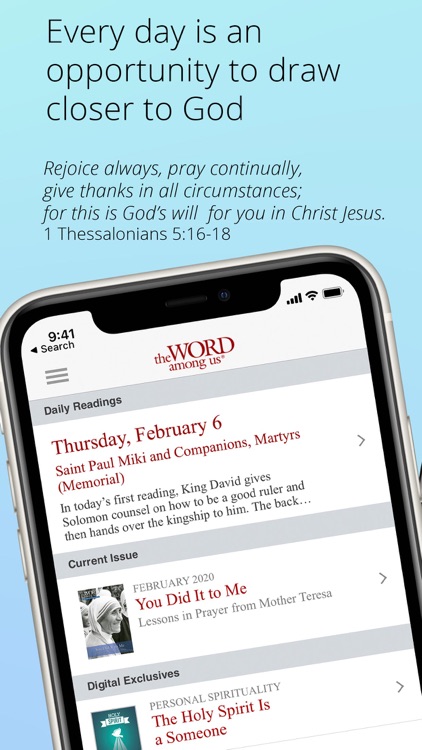 Word Among Us Mass Edition