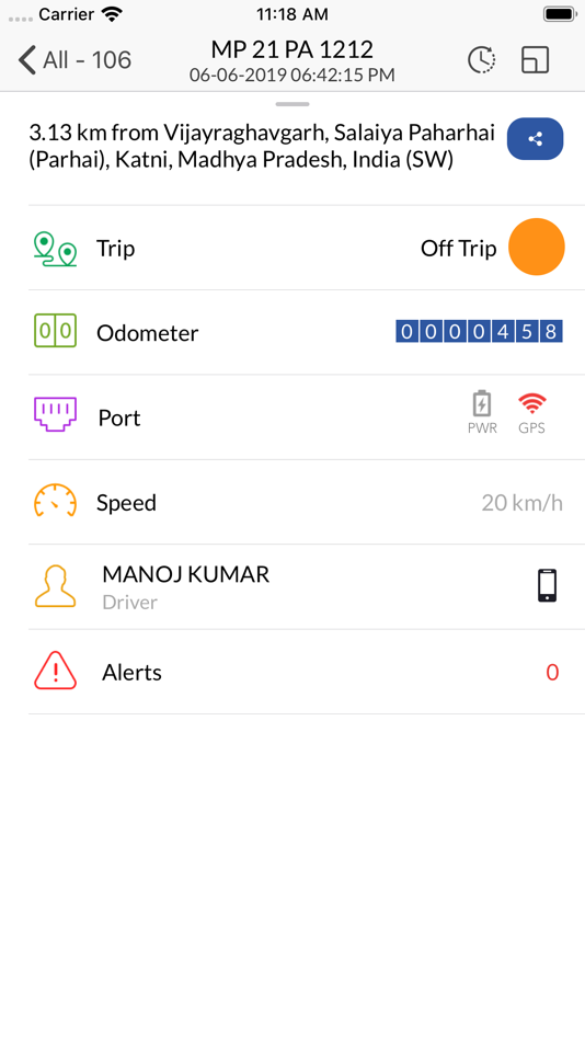 #3. Mobitrack Manager (iOS) Podle: MUHAMMED SARFRAS NAVAZ PALIKKANDY MEETHAL