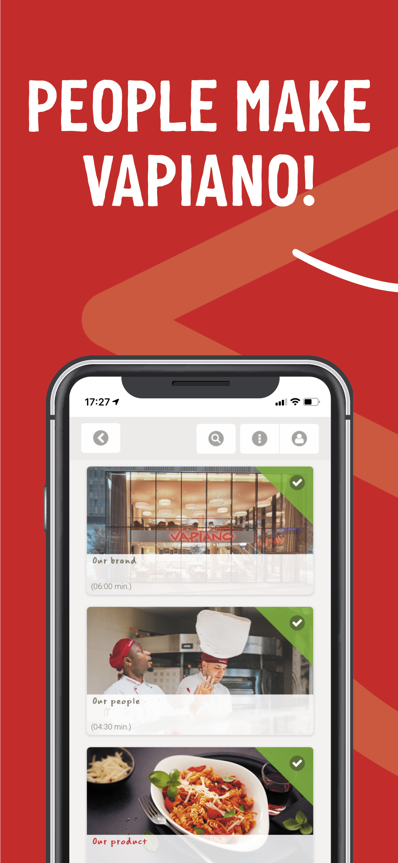 Vapiano Mobile Learning