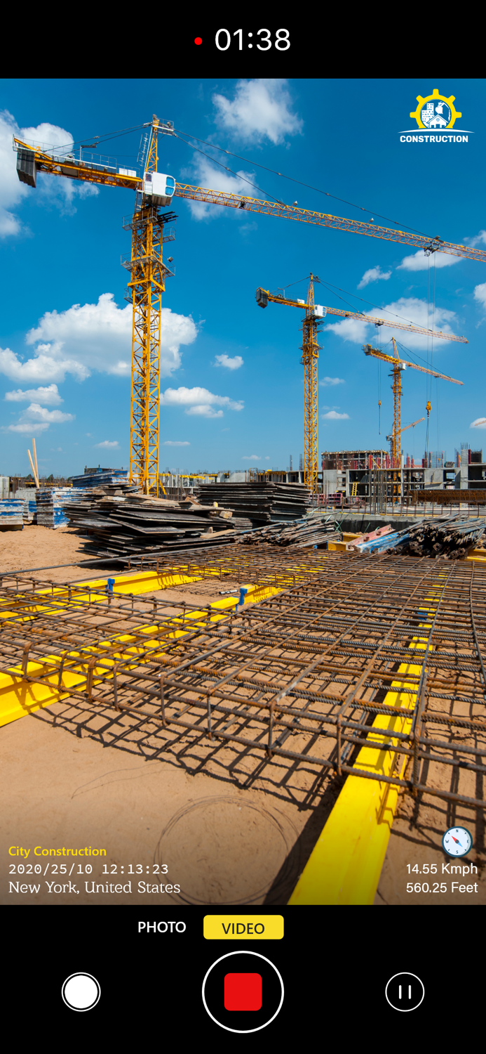 Timestamp camera Photo stamps