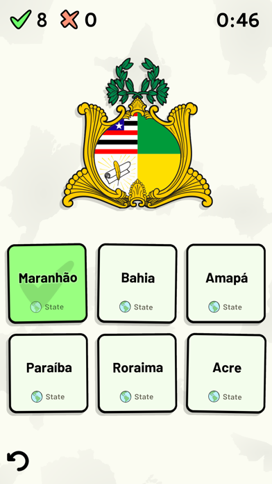 States of Brazil Quiz Screenshot