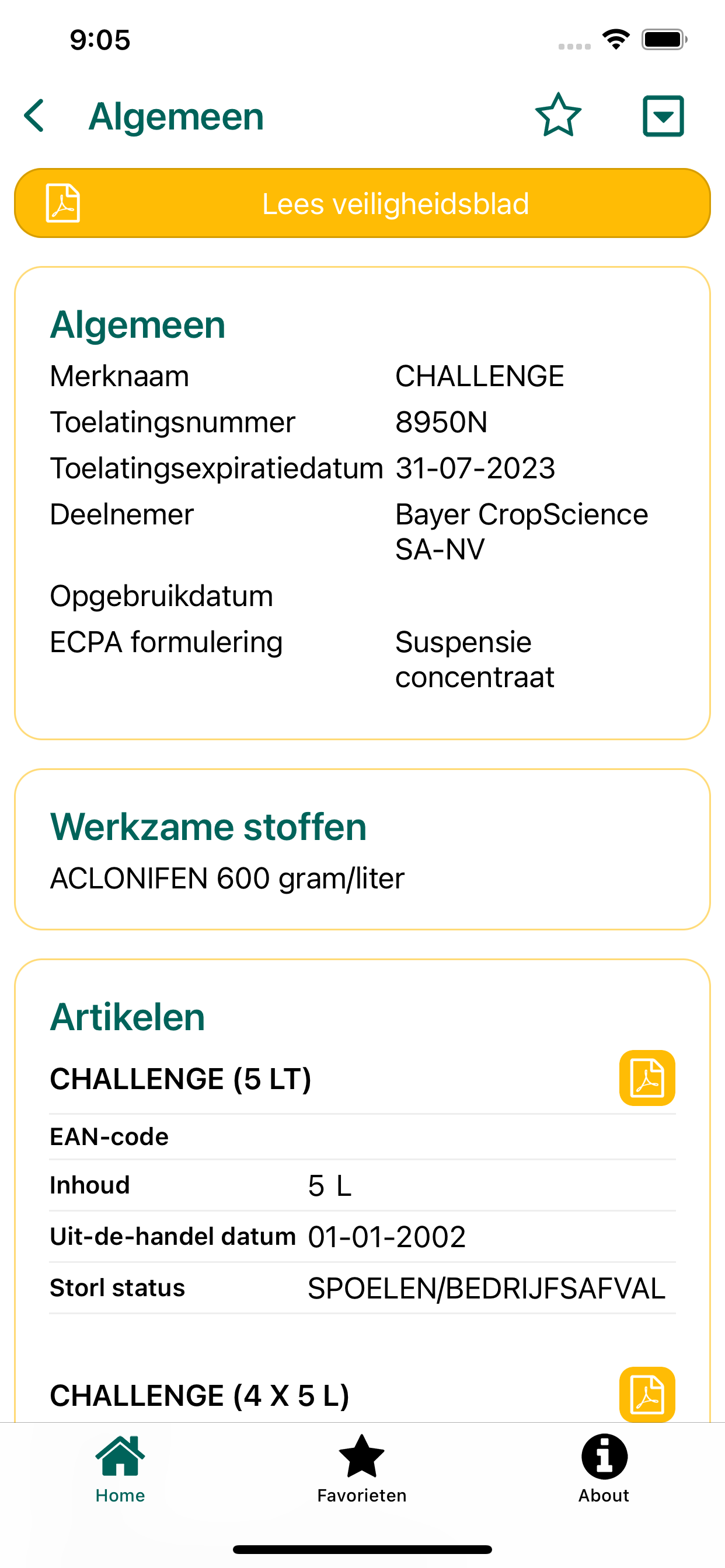 Agro E-label