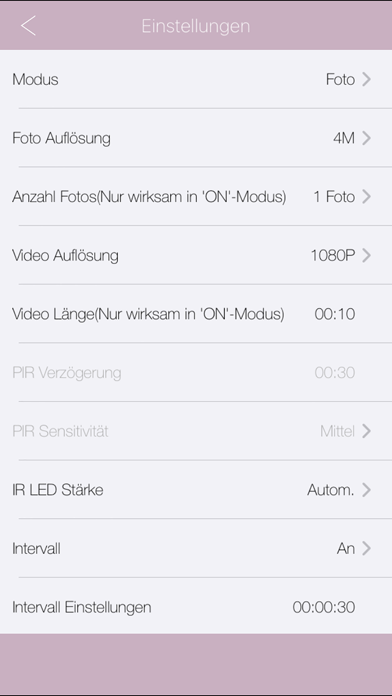Maginon Wildlife Camera Pro Screenshot