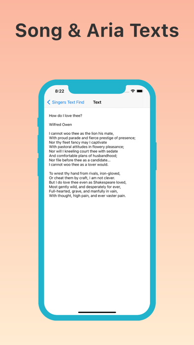 Screenshot #2 pour Singers Text Find