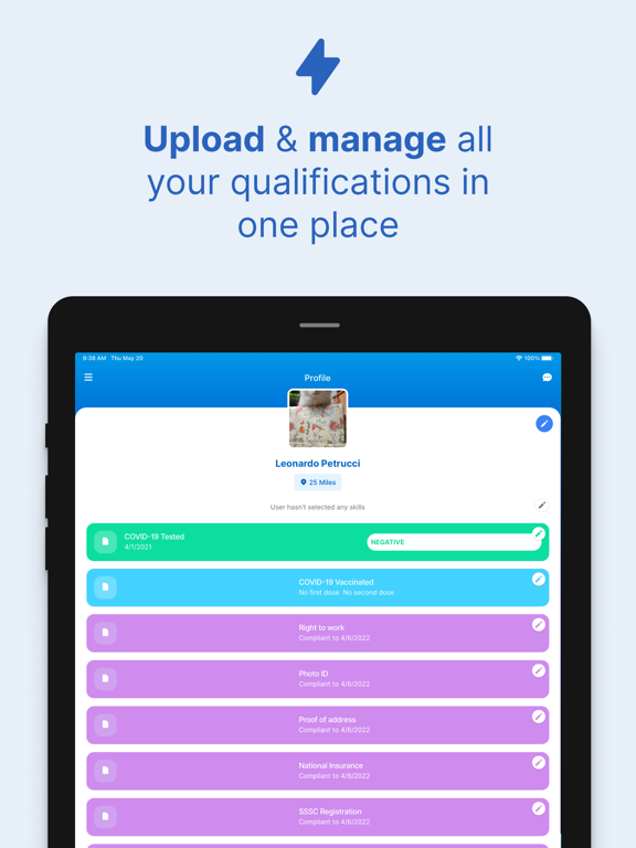 Staffscanner iPad screenshot 4 - Medical app